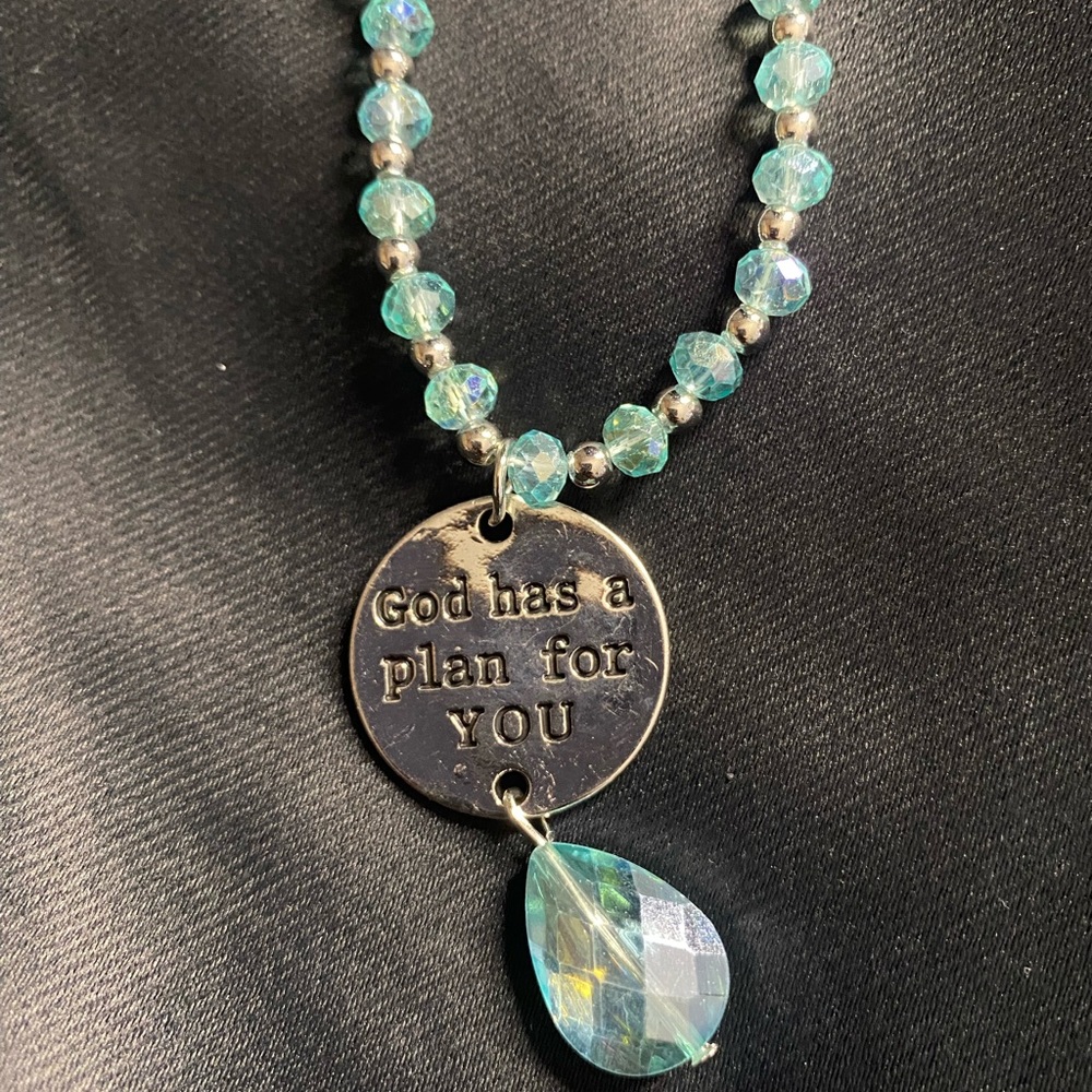 Princess Plan Blue Necklace